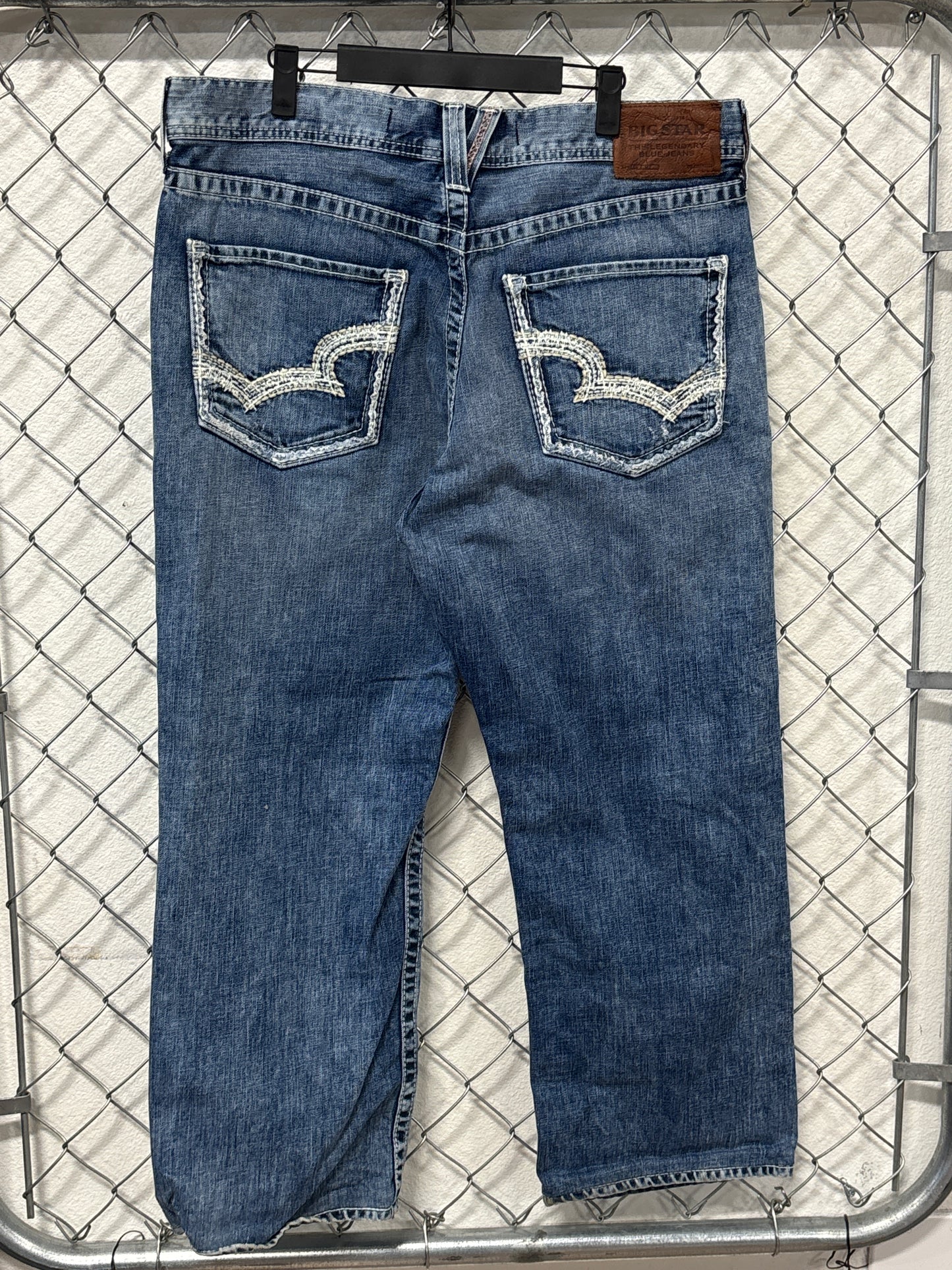 Vintage Y2K Big Star Relaxed Fit Straight Leg Jeans Size 37x27