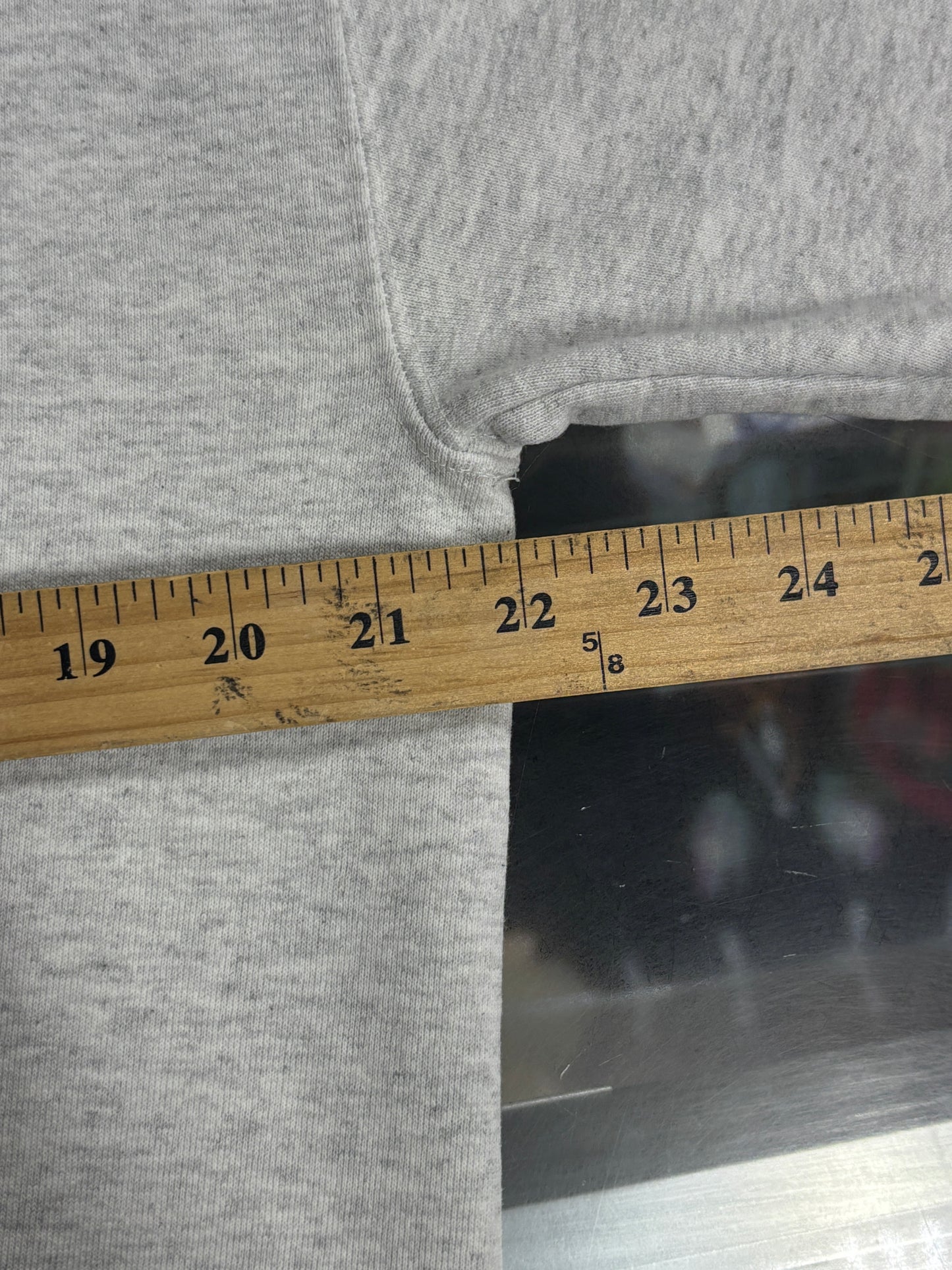 Vintage 90's Grey Blank Crewneck Sweater Size Large