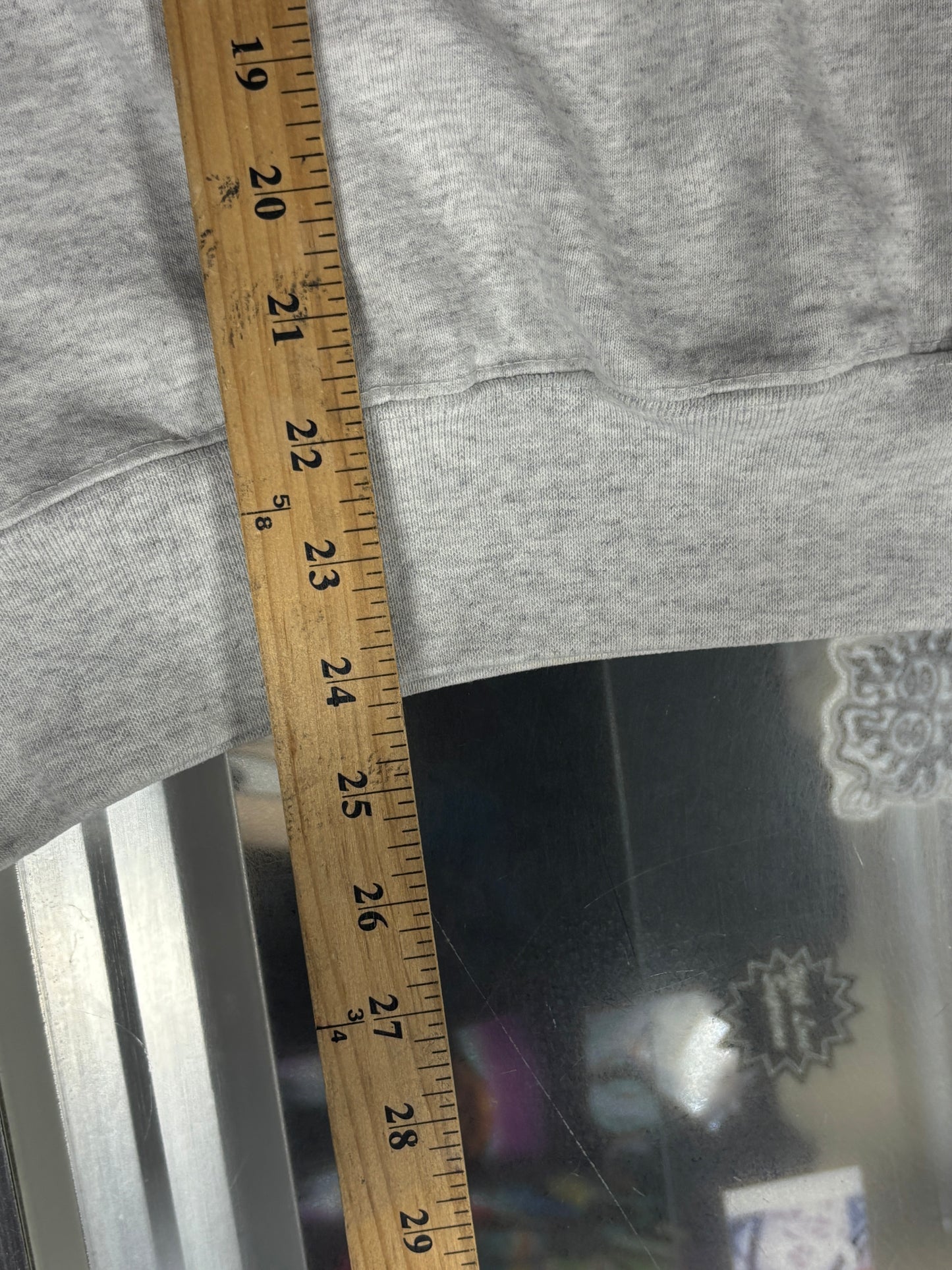 Vintage 90's Grey Blank Crewneck Sweater Size Large