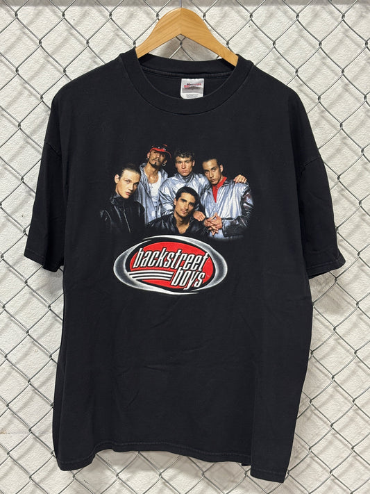 Vintage 90's Backstreet Boys Band Members Graphic Tee Size XL