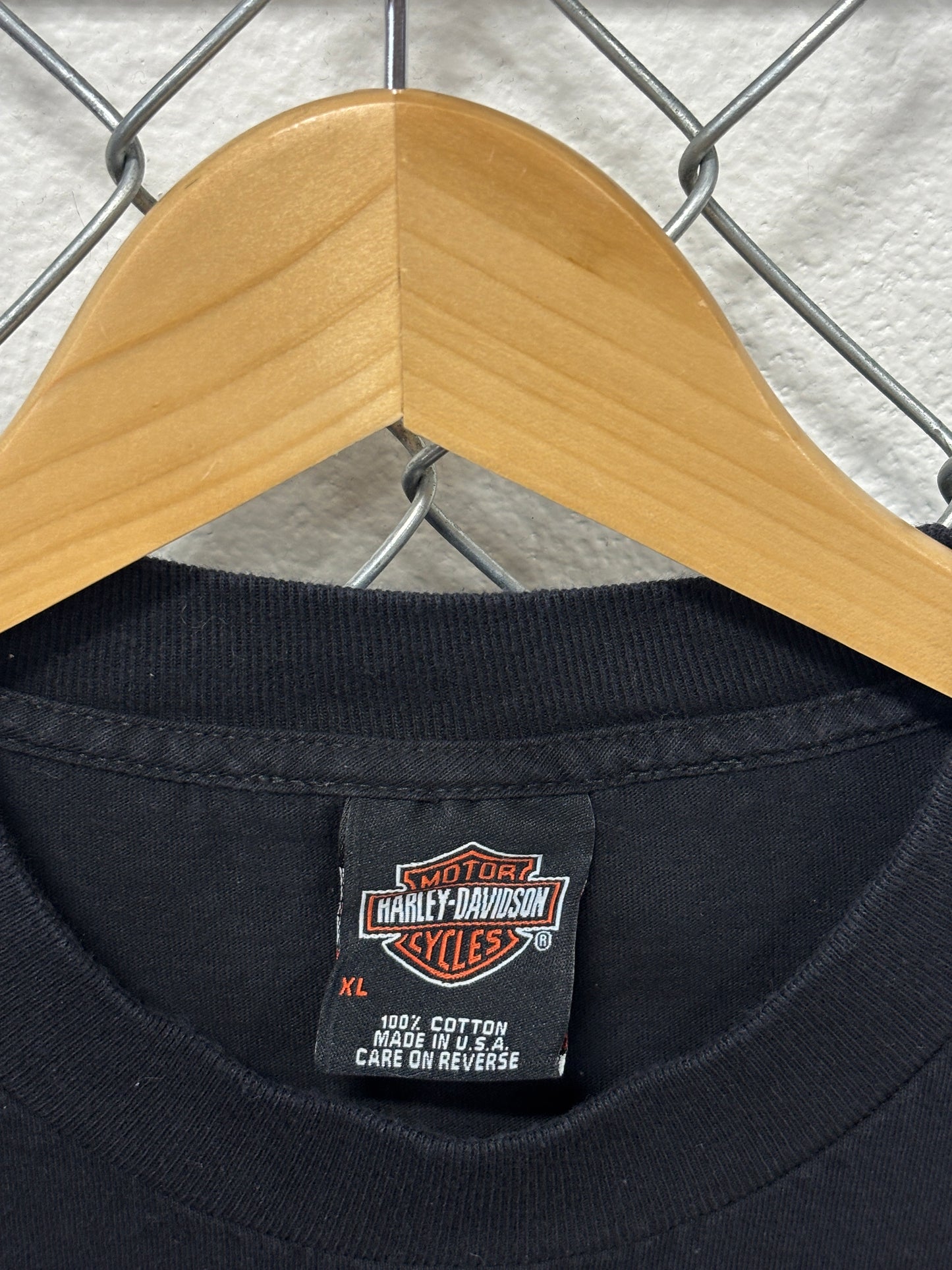 Vintage 90's Harley Davidson Maui Hawaii Biker Graphic Tee Size XL