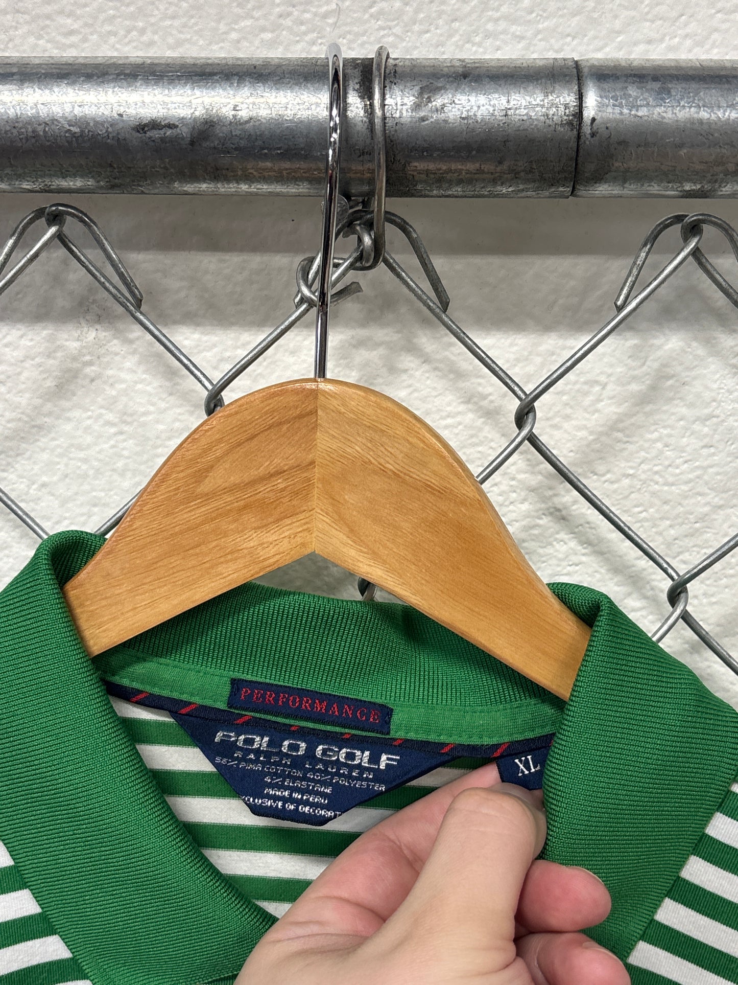 Polo Ralph Lauren Green Golf Polo Shirt Size XL