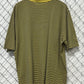 Polo Ralph Lauren Yellow Striped Polo Golf Shirt Size XL
