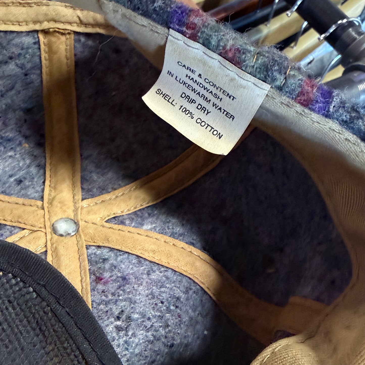 Vintage 90's Carhartt Aztec Blanket Snapback Hat