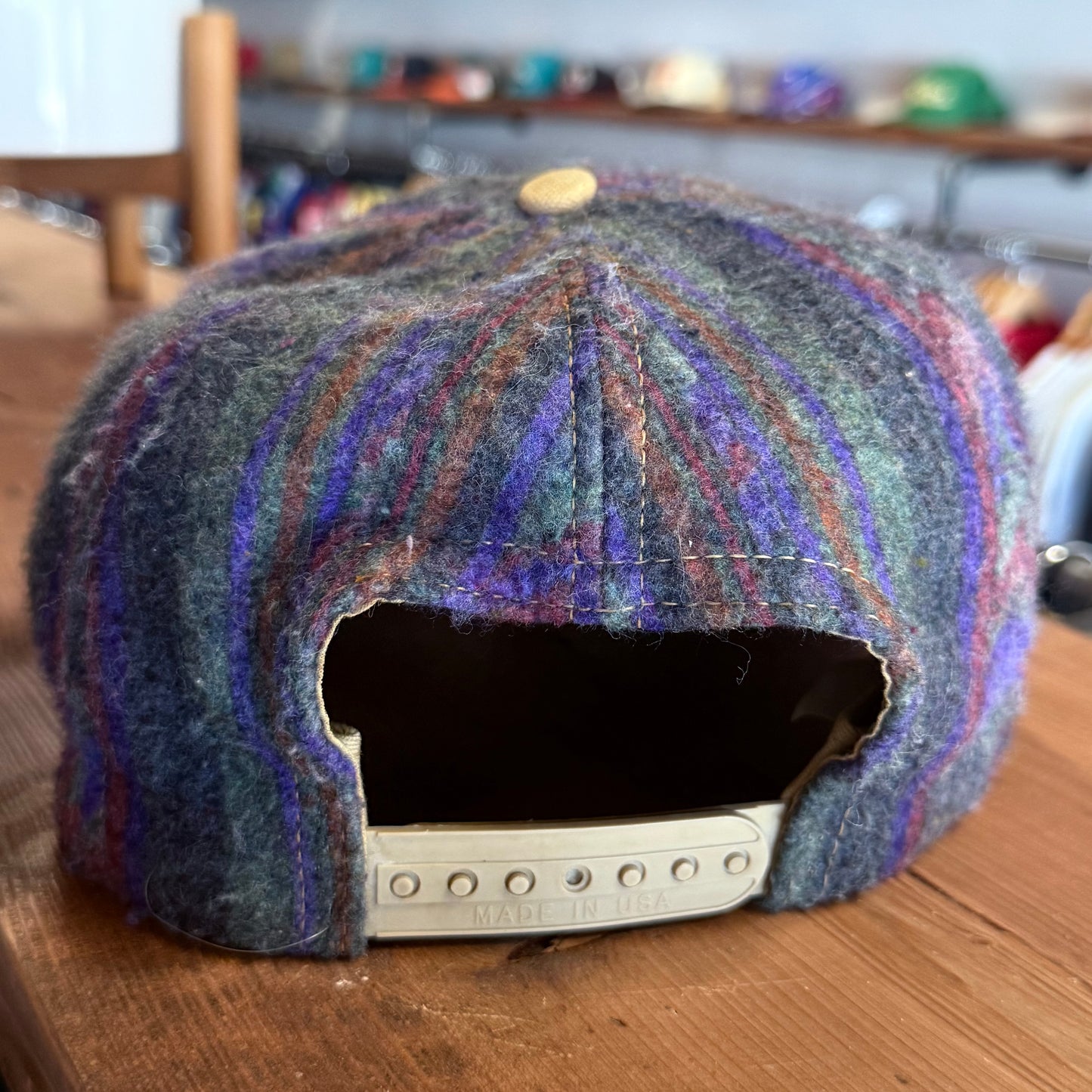 Vintage 90's Carhartt Aztec Blanket Snapback Hat
