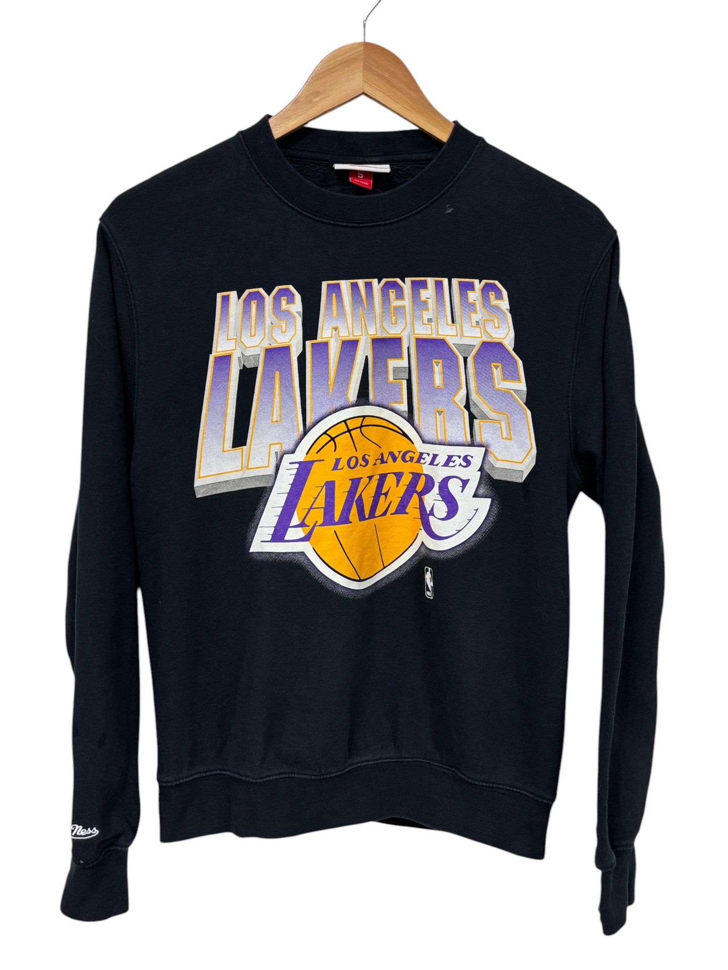 Mitchell & Ness Los Angeles Lakers Logo Crewneck Sweater Size Small
