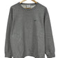Vintage Y2K Nike Small Swoosh Grey Crewneck Sweater Size Large