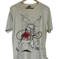 Vintage 90's Alice in Wonderland Andazia Rabbit Graphic Tee Size Large