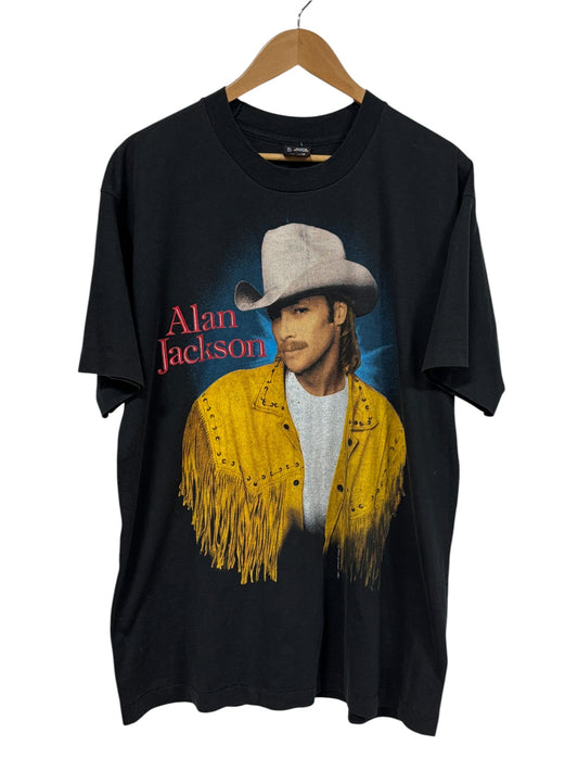 Vintage 90's Alan Jackson A Lot About Lovin Country Music Graphic Tee Size XL