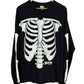 Vintage 1997 Misfits Skeleton Bones Punk Rock Long Sleeve Shirt Size Large