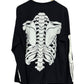 Vintage 1997 Misfits Skeleton Bones Punk Rock Long Sleeve Shirt Size Large