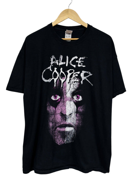 Vintage 00's Alice Cooper Psycho Drama Tour Portrait Tee Size XXL