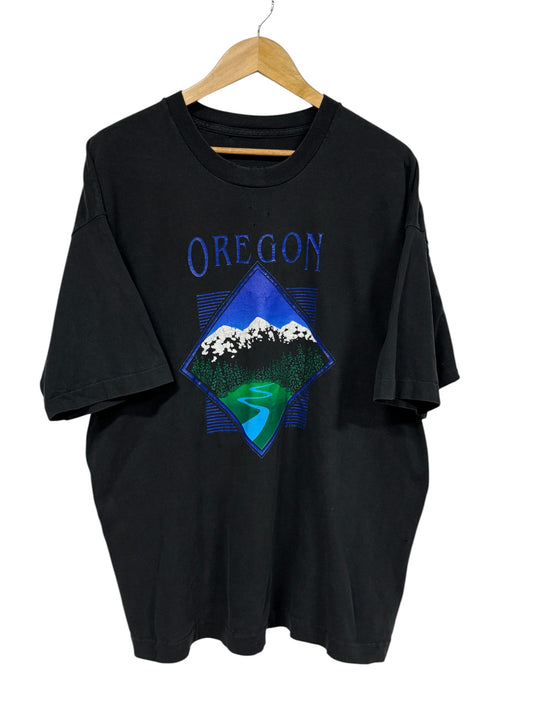 Vintage 90's Oregon Nature Graphic Tee Size XL