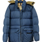 Vintage The North Face Blue Down Puffer Jacket Size XL