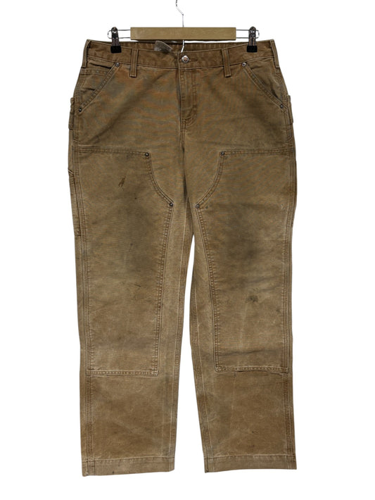 Carhartt Brown Double Knee Carpenter Pants Size 34x32