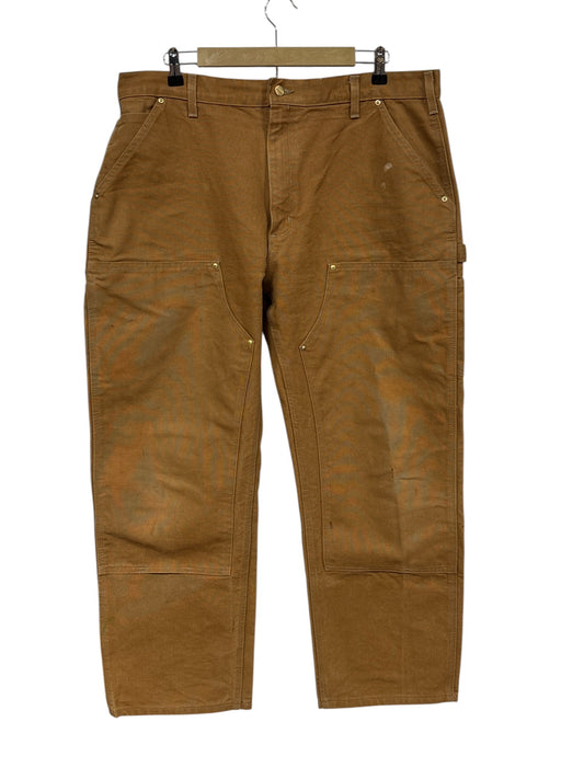 Vintage Carhartt Brown Double Knee Carpenter Pants Size 38x30