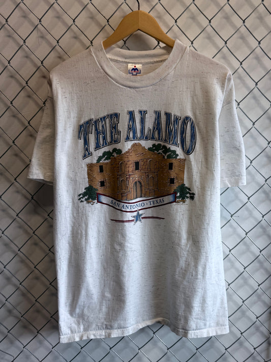 Vintage 90's San Antonio Texas The Alamo Graphic Tee Size Large