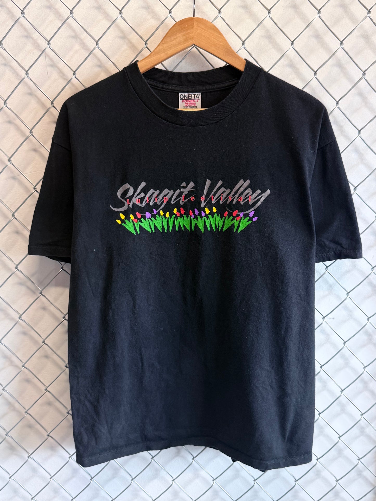 Vintage 90's Skagit Valley Tulip Festival Nature Tee Size Large
