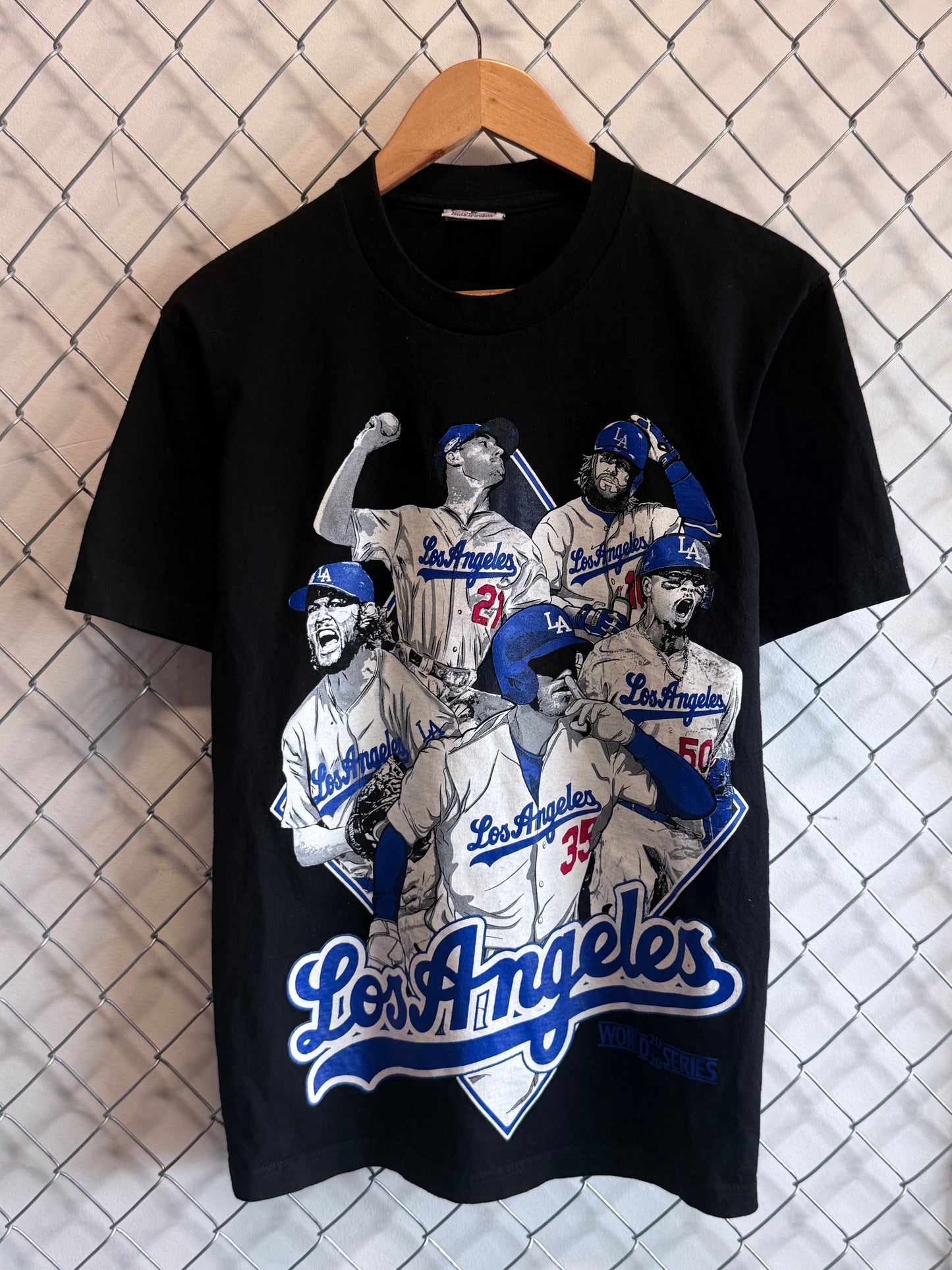 Pro Club Los Angeles Dodgers Baseball Big Print Graphic Tee Size Medium