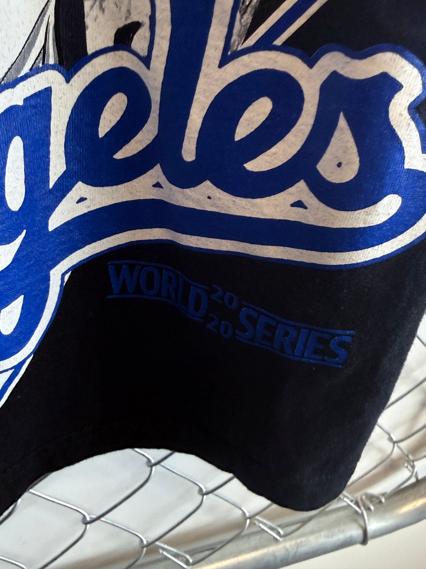 Pro Club Los Angeles Dodgers Baseball Big Print Graphic Tee Size Medium