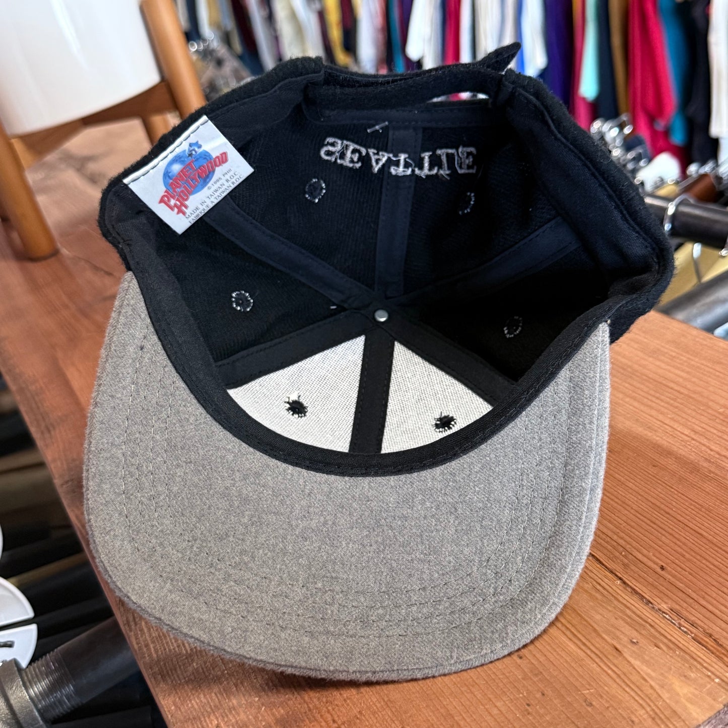 Vintage 90's Planet Hollywood Seattle Snapback Hat