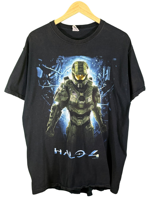 Halo 4 Master Chief Portrait Video Game Promo Tee Size XL