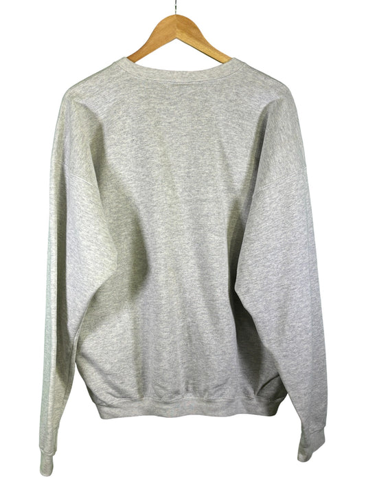 Vintage 90's Discus Athletic Grey Blank Crewneck Sweater Size Medium