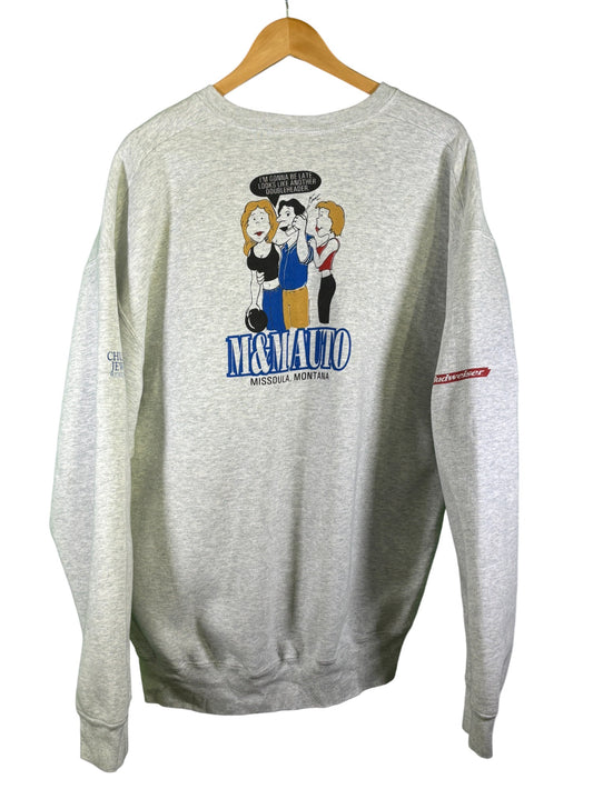 Vintage 90's Stockmans Bar Missoula Montana Crewneck Sweater Size XXL