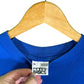 Vintage 90's Trend Basics Blue Blank Pocket Tee Size XL