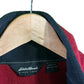 Vintage 90's Eddie Bauer Made in USA Red Fleece Vest Size Large