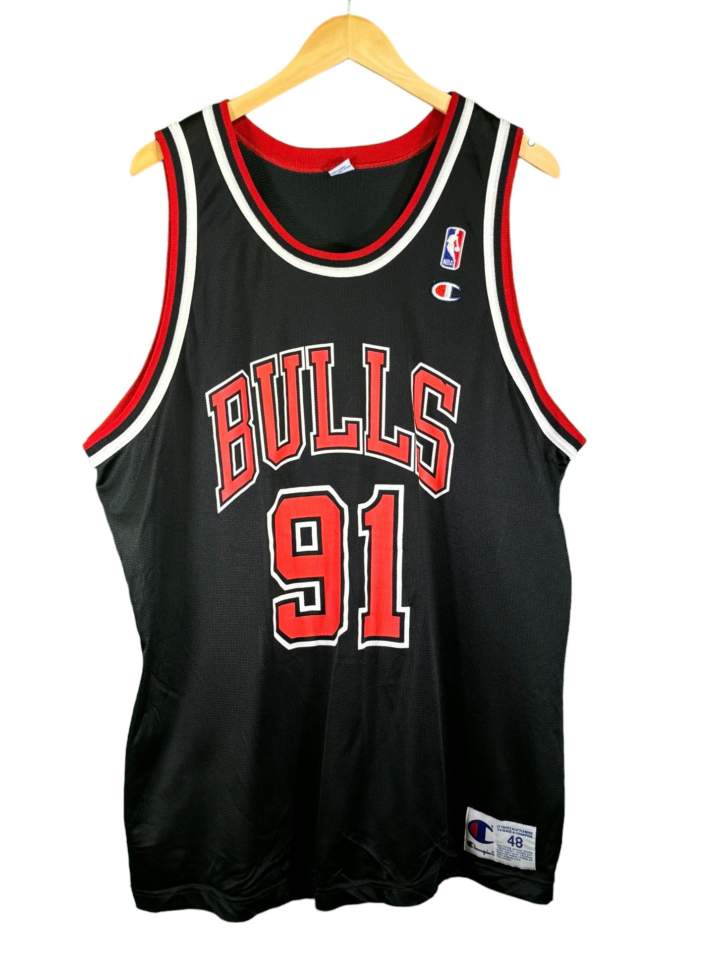 Vintage 90's Champion Dennis Rodman Chicago Bulls Jersey Size XL