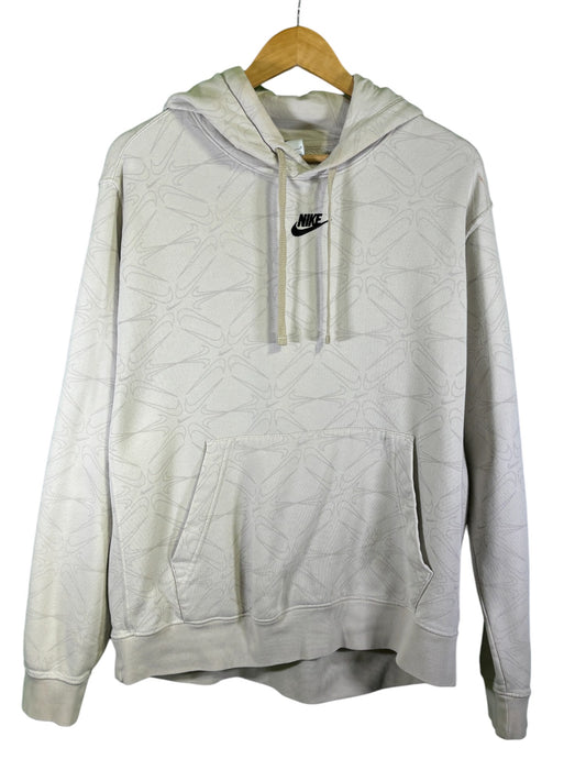 Modern Nike All Over Print Swoosh Pullover Hoodie Size Large