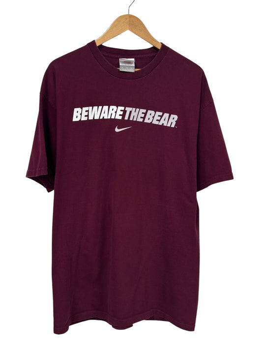 Vintage 00's Nike University of Montana Grizzlies Beware the Bear Tee Size XL