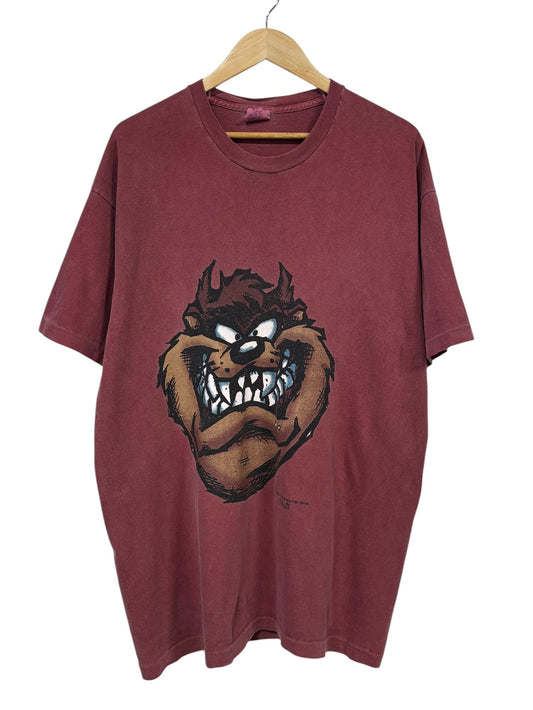 Vintage 1995 Freeze Looney Tunes Tasmanian Devil Taz Cartoon Tee Size XL