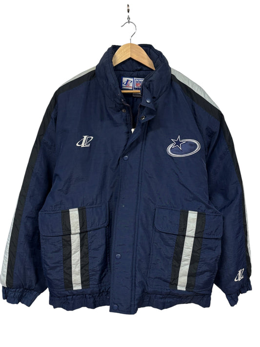 Vintage 90's Logo Athletic Pro Line Dallas Cowboys Big Puffer Jacket Size XL
