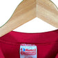 Vintage 90's Hanes Activewear Red Blank Crewneck Sweater Size XL