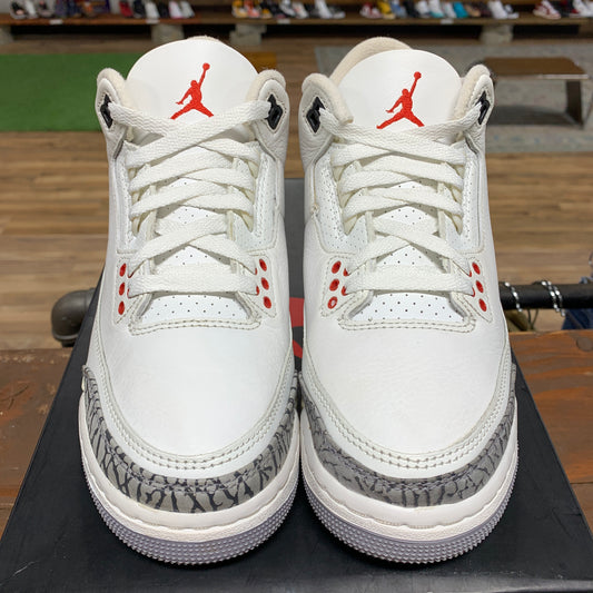 Jordan 3 'Reimagined White Cement' Size 6Y