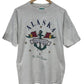 Vintage 90's Alaska The Last Frontier Graphic Tee Size Large