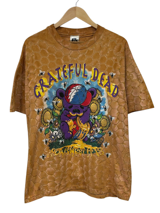 Vintage 1995 Grateful Dead How Sweet It Is Honeycomb Band Tee Size XL