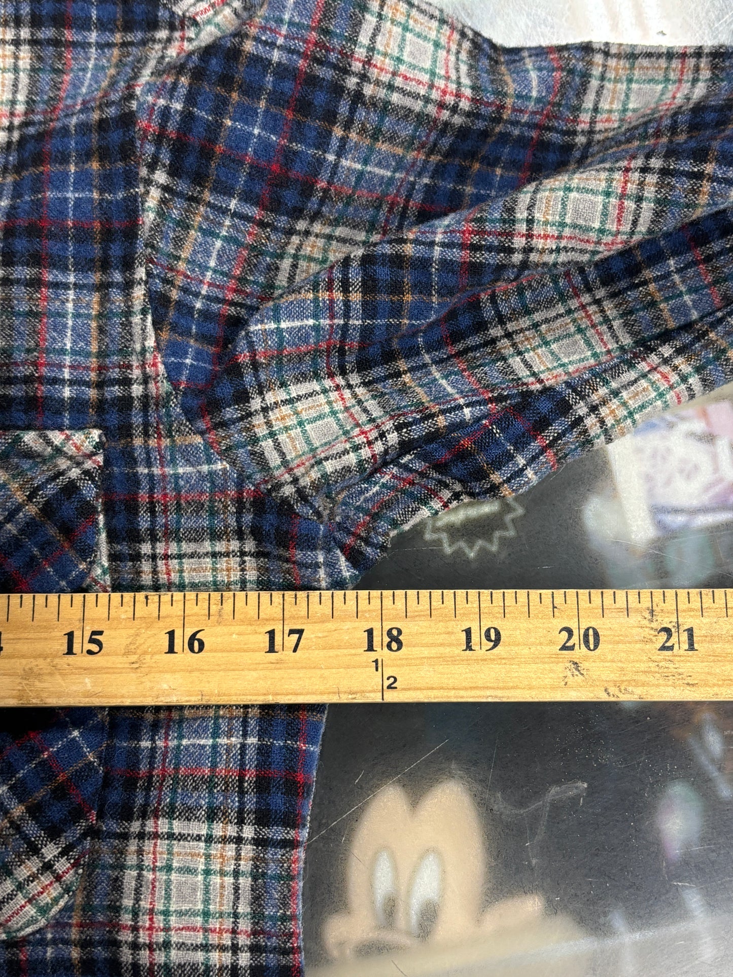 Vintage Pendleton Blue Wool Board Shirt Size Medium