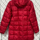 Vintage Eddie Bauer Women's Goose Down Red Parka Jacket Size Medium