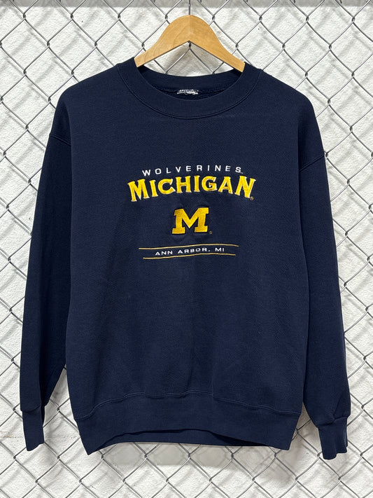 Vintage 90's Michigan Wolverines Collegiate Sweater Size Large