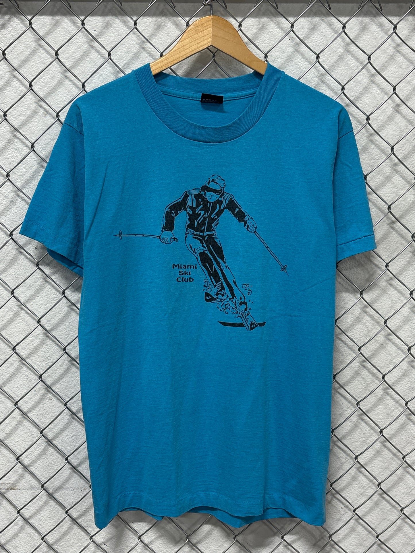 Vintage 80's Miami Ski Club Graphic Tee Size Large