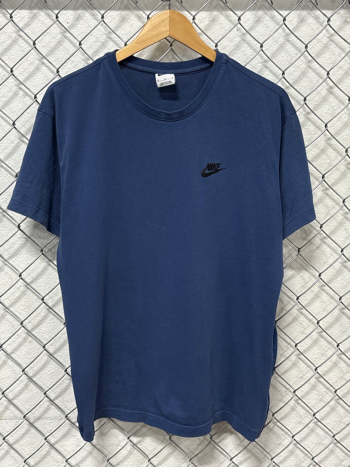 Nike Blue Futura Logo Graphic Tee Size Medium