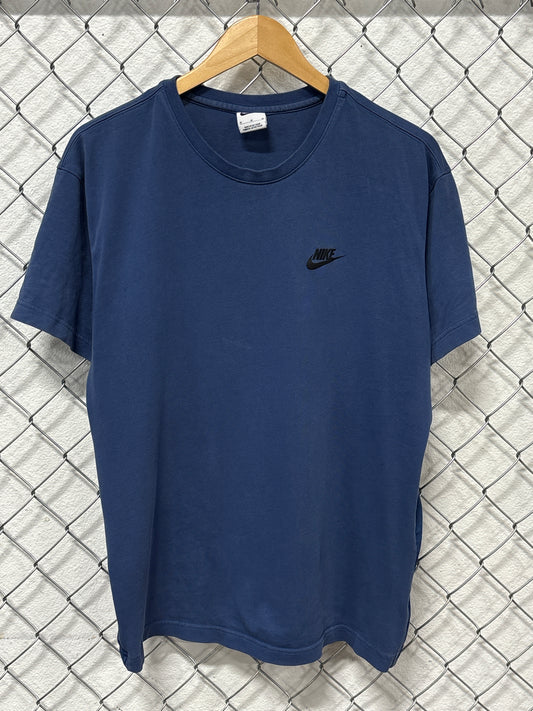 Nike Blue Futura Logo Graphic Tee Size Medium