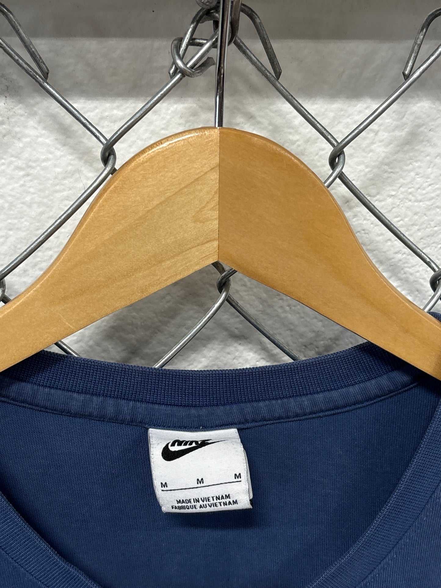 Nike Blue Futura Logo Graphic Tee Size Medium