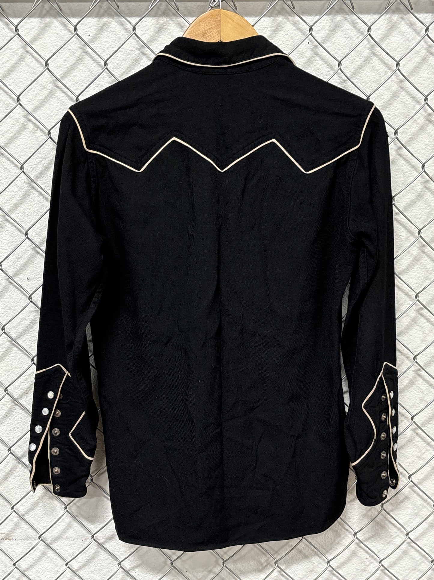 Vintage Luella Cooper Sheridan Wyoming Pearl Snap Western Shirt Size Medium