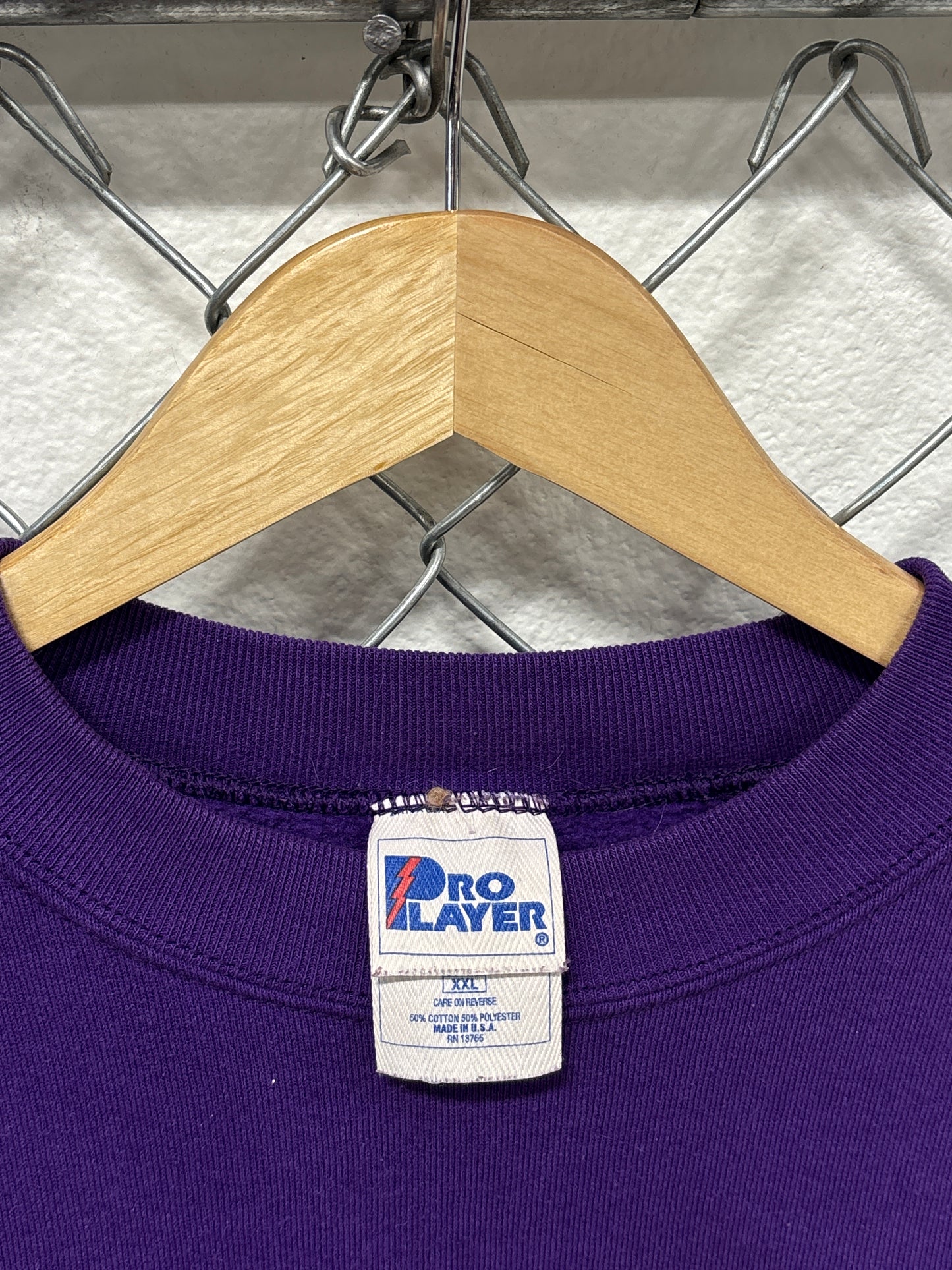 Vintage 90's Minnesota Vikings NFL Logo Purple Sweater Size XXL