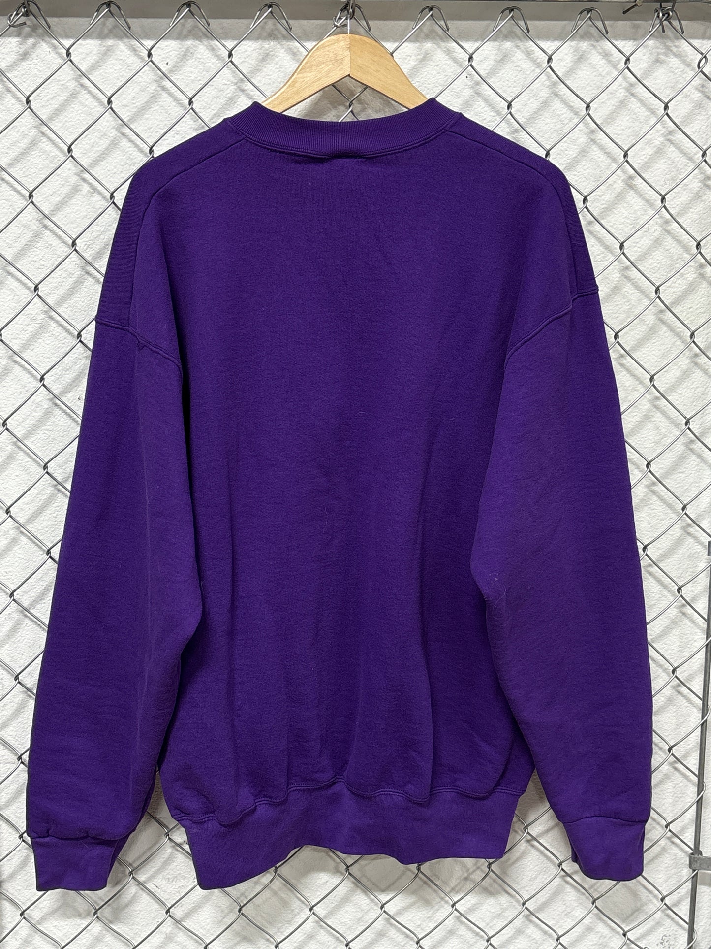Vintage 90's Minnesota Vikings NFL Logo Purple Sweater Size XXL