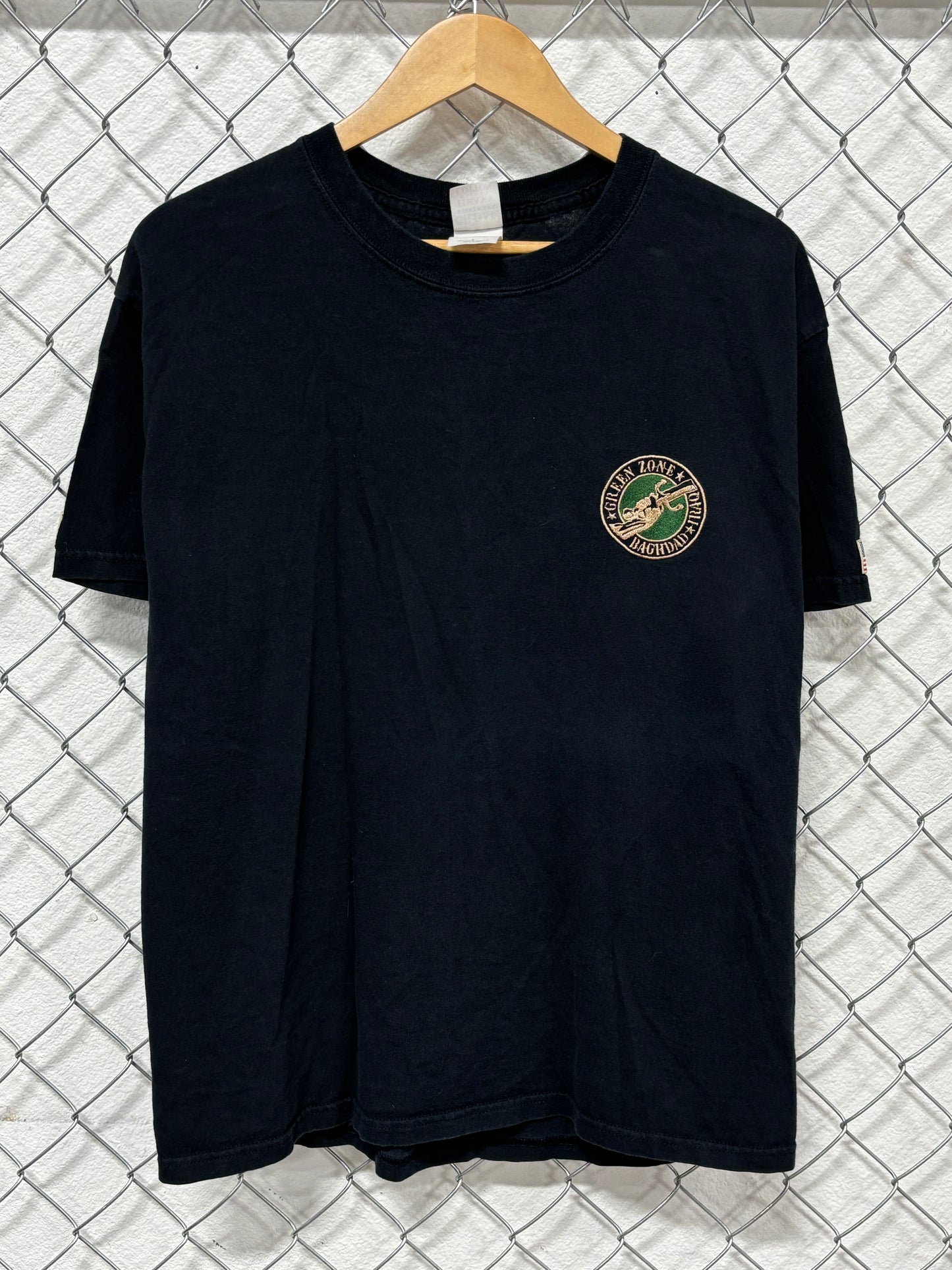 Vintage Y2K Baghdad Iraq US Embassy Military Tee Size Large